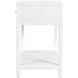 Nora White 1 Drawer Nightstand