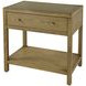 Nora Light Oak 1 Drawer Wide Nightstand