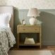 Nora Light Oak 1 Drawer Wide Nightstand
