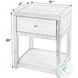Nora Walnut Brown 1 Drawer Nightstand