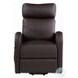 Ricardo Brown Synthetic Leather Power Recliner with Lift
