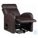 Ricardo Brown Synthetic Leather Power Recliner with Lift