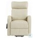 Ricardo Beige Synthetic Leather Power Recliner with Lift