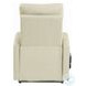 Ricardo Beige Synthetic Leather Power Recliner with Lift