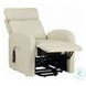 Ricardo Beige Synthetic Leather Power Recliner with Lift
