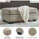 Stonemeade Taupe Ottoman