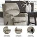 Stonemeade Taupe Rocker Recliner