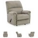 Stonemeade Taupe Rocker Recliner