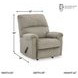 Stonemeade Taupe Rocker Recliner