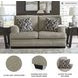 Stonemeade Taupe Loveseat