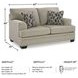 Stonemeade Taupe Loveseat