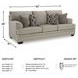 Stonemeade Taupe Queen Sofa Sleeper
