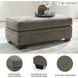 Stonemeade Nutmeg Ottoman