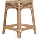 Antigua Natural 25" Square Count Height Stool