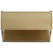 Franklin Gold 24" Rectangular 2 Tier Bookshelf