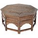 Mandore Brown 42" Octagon Coffee Table