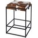 Stinson Black and Brown 27" Counter Height Stool