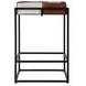 Stinson Black and Brown 27" Counter Height Stool