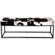 Stinson Black and White 54" Accent Bench