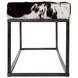 Stinson Black and White 54" Accent Bench