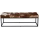Stinson Brown and White 54" Accent Bench