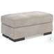 High Profile Taupe Ottoman