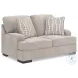 High Profile Taupe 68" Loveseat