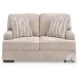 High Profile Taupe 68" Loveseat