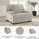 High Profile Taupe Oversized Chair