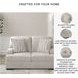 High Profile Taupe 68" Loveseat