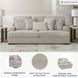 High Profile Taupe Sofa
