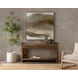 Marsa Natural Rectangular Console Table with 3 Drawers