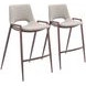 Desi Beige Counter Height Chair Set Of 2