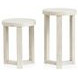 Brookhaven Balboa Mist Round Nesting Accent Table