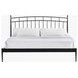 Metal Beds Matte Traditional King Metal Bed
