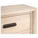 Amber Coast Sanibel Brown 2 Drawer Nightstand with USB Charging