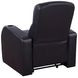 Cyrus Black Top Grain Leather 9 Piece Home Theater Seating
