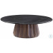 Jennings Royal Brown And Black Marble Large Nesting Cocktail Table