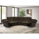Atkinson Chocolate 3 Piece Modular Reclining Sectional