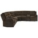 Atkinson Chocolate 3 Piece Modular Reclining Sectional