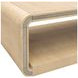 Damone Cerused White and Silver Rectangular Coffee Table