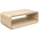 Damone Cerused White and Silver Rectangular Coffee Table