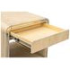 Damone Cerused White and Silver Square End Table