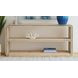 Damone Cerused White and Silver Rectangular Console Table