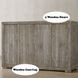 Gabrian Reclaimed Gray 4 Door Server