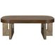 Nova Cerused Charcoal Rectangular Coffee Table