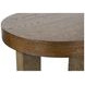 Nova Cerused Charcoal and Gray Round End Table