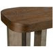 Nova Cerused Charcoal and Silver Rectangular Console Table