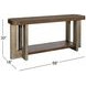 Nova Cerused Charcoal and Silver Rectangular Console Table