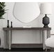 Nova Cerused Charcoal and Silver Rectangular Console Table